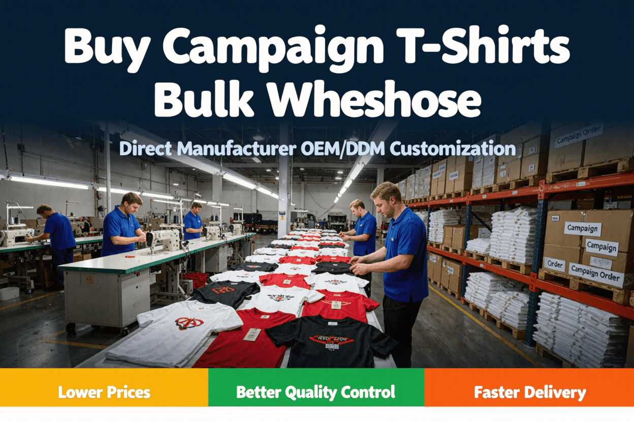 Where to Buy Campaign T-Shirts in Bulk?