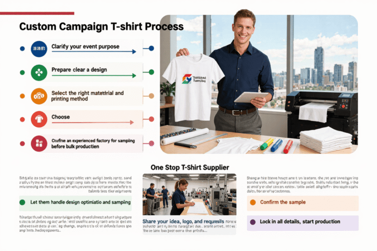 How to Make Custom Campaign T-Shirts?