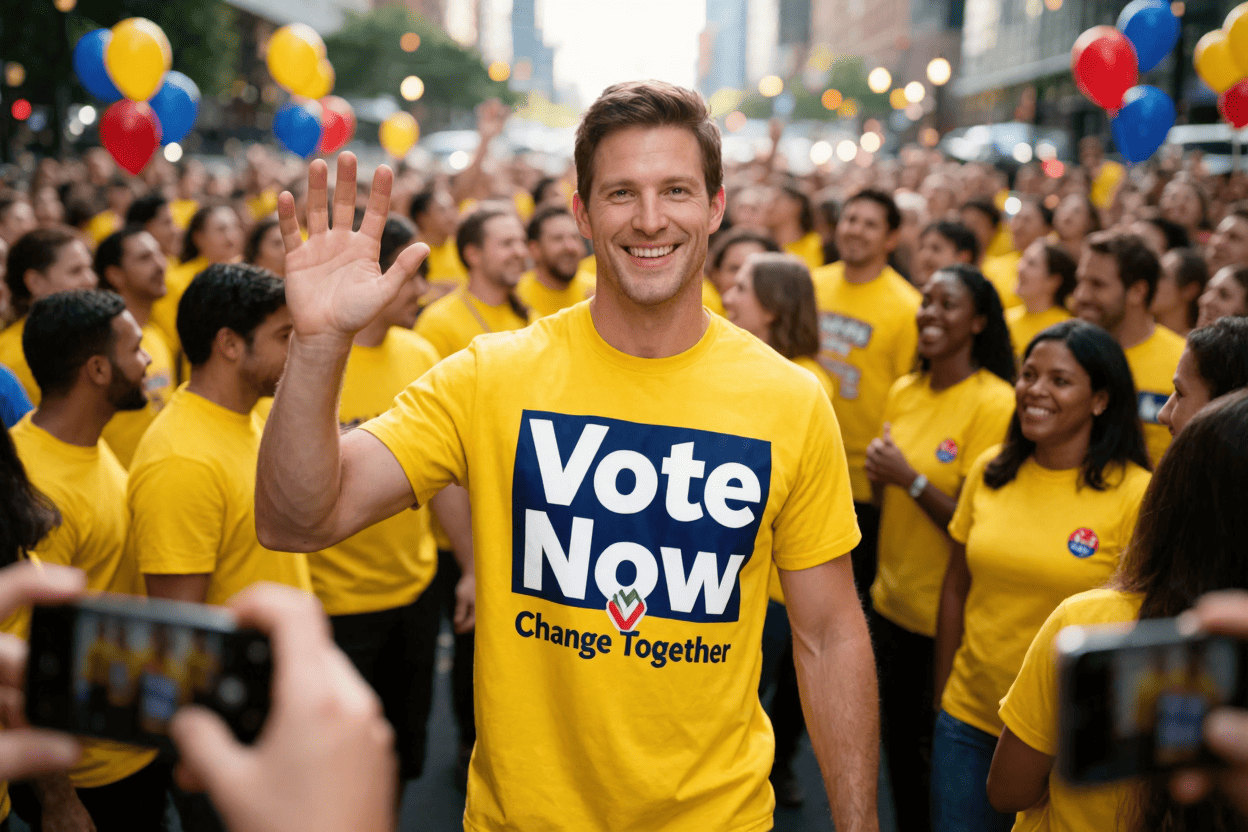 Campaign T-Shirt Crowd