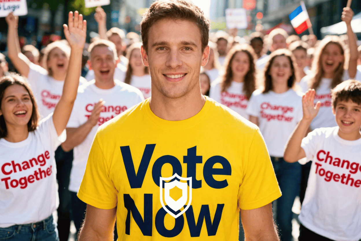 How Do Campaign T-Shirts Win Votes?