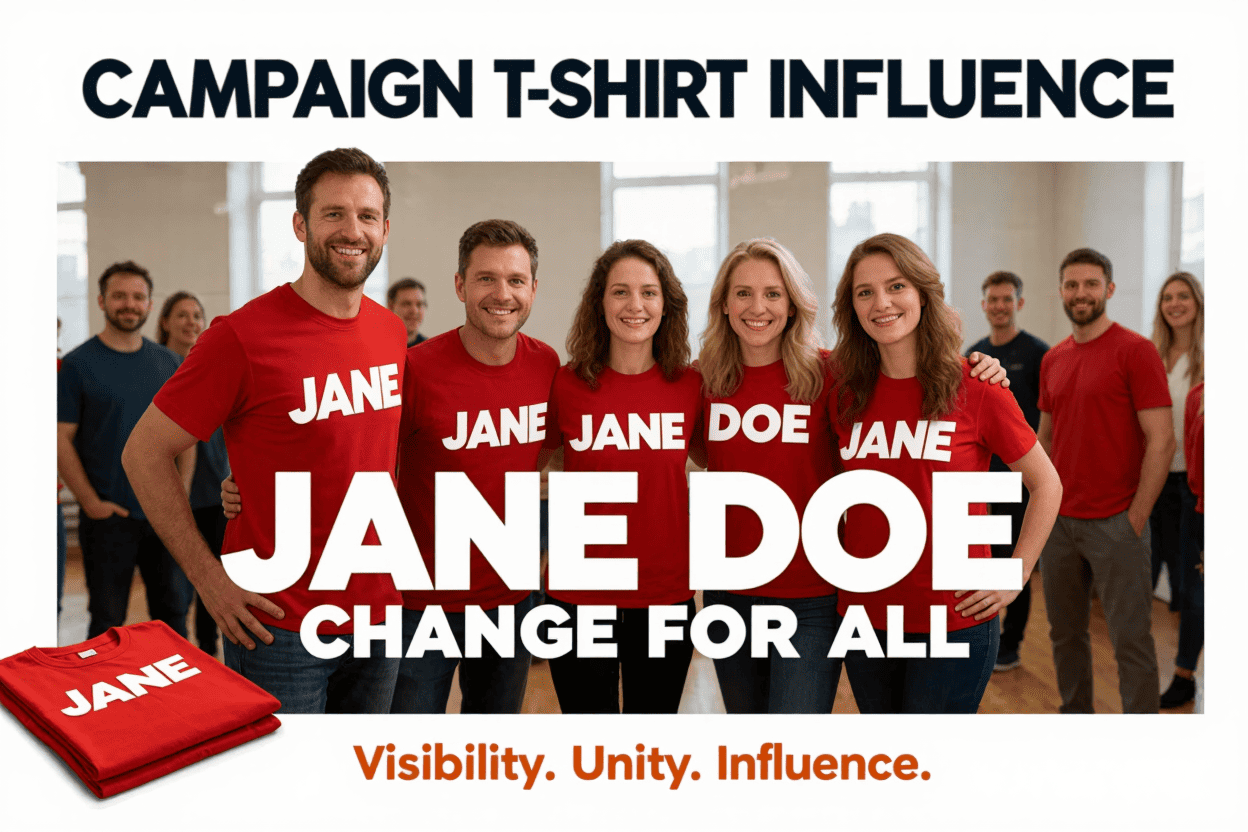 How Do Political T-shirts Impact Modern Campaign Strategies?