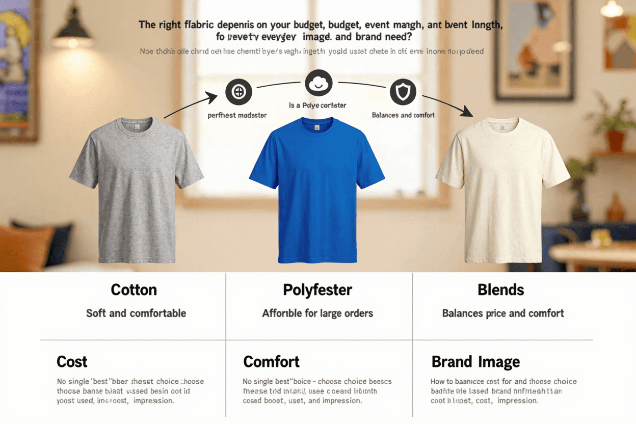 campaign t-shirt fabric options