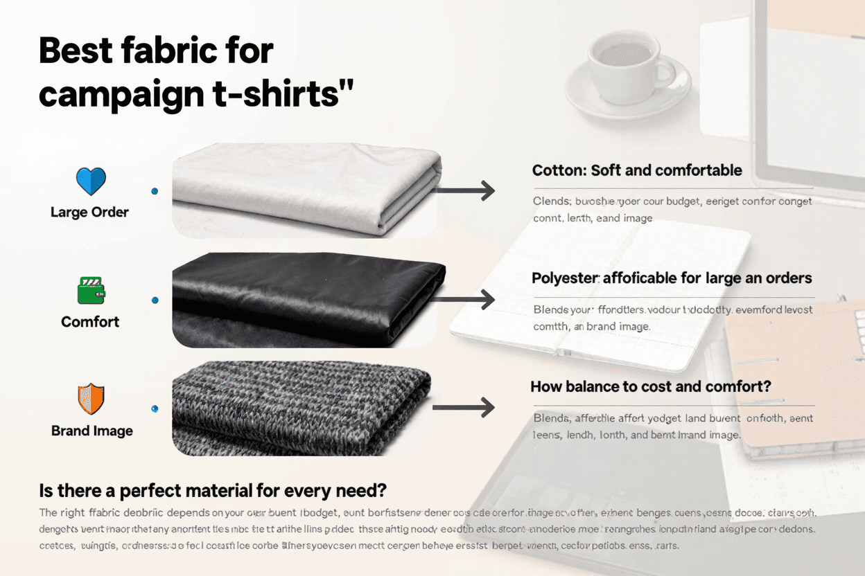 balancing cost and comfort in campaign t-shirts