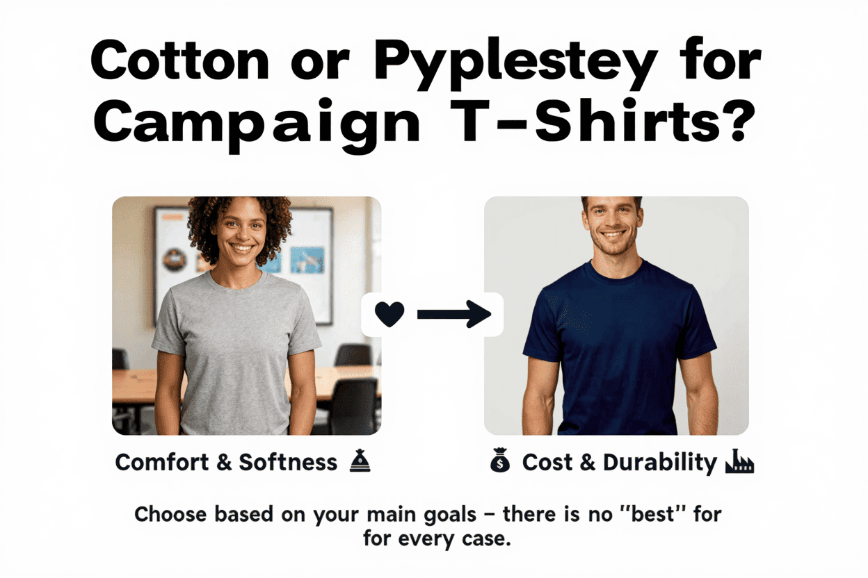 campaign t-shirt comfort vs durability