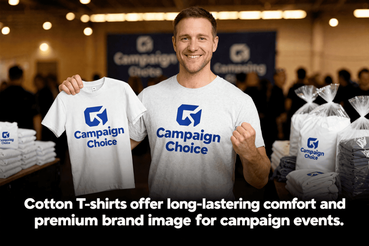 cost effective campaign t-shirt