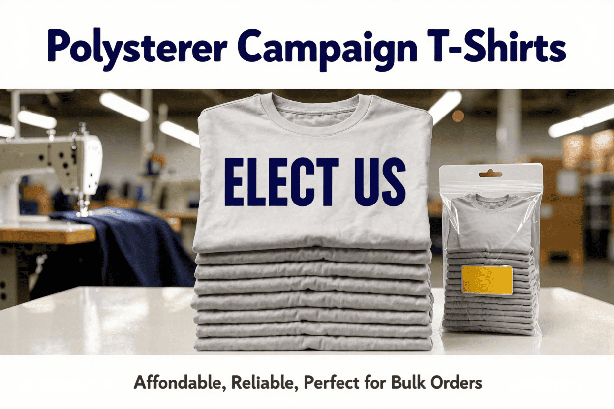 polyester campaign t-shirts