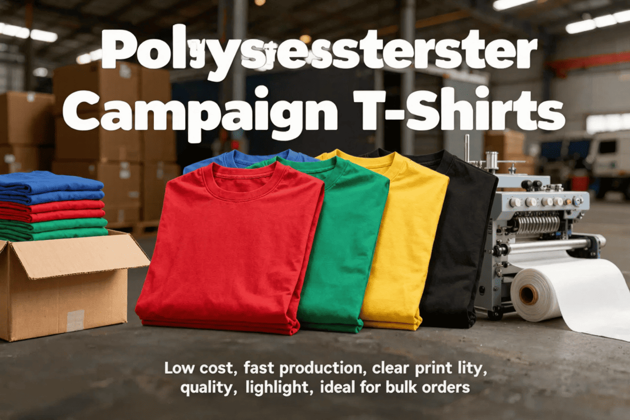 high-value polyester campaign shirts