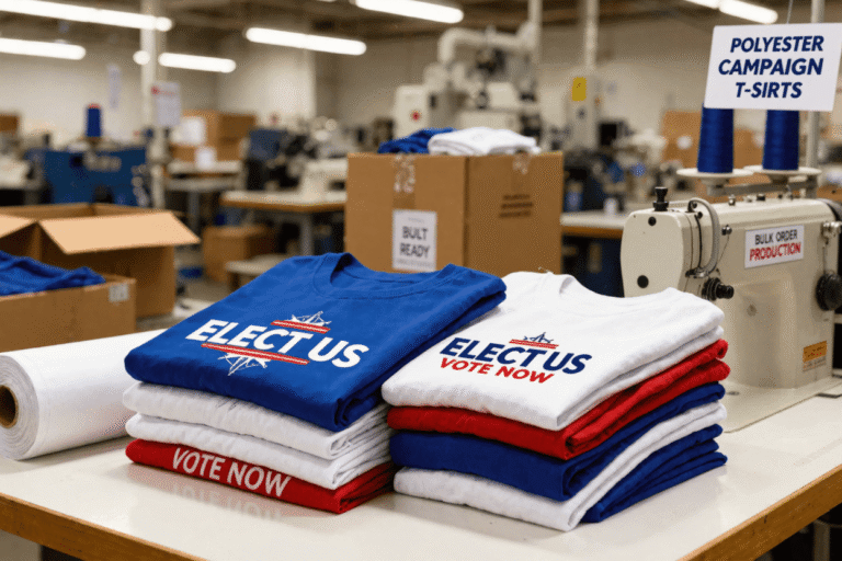 Why Use Polyester for Campaign T-Shirts?