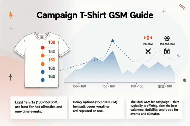 What GSM Is Ideal for Campaign T-Shirts?