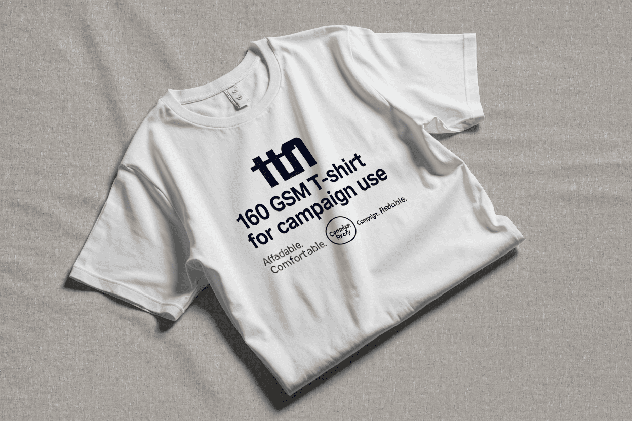 160 GSM T-shirt campaign