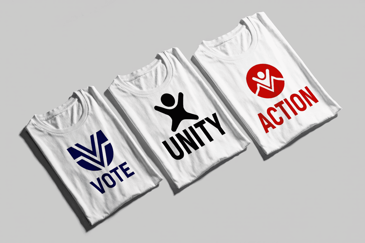 Consistent branding T-shirts