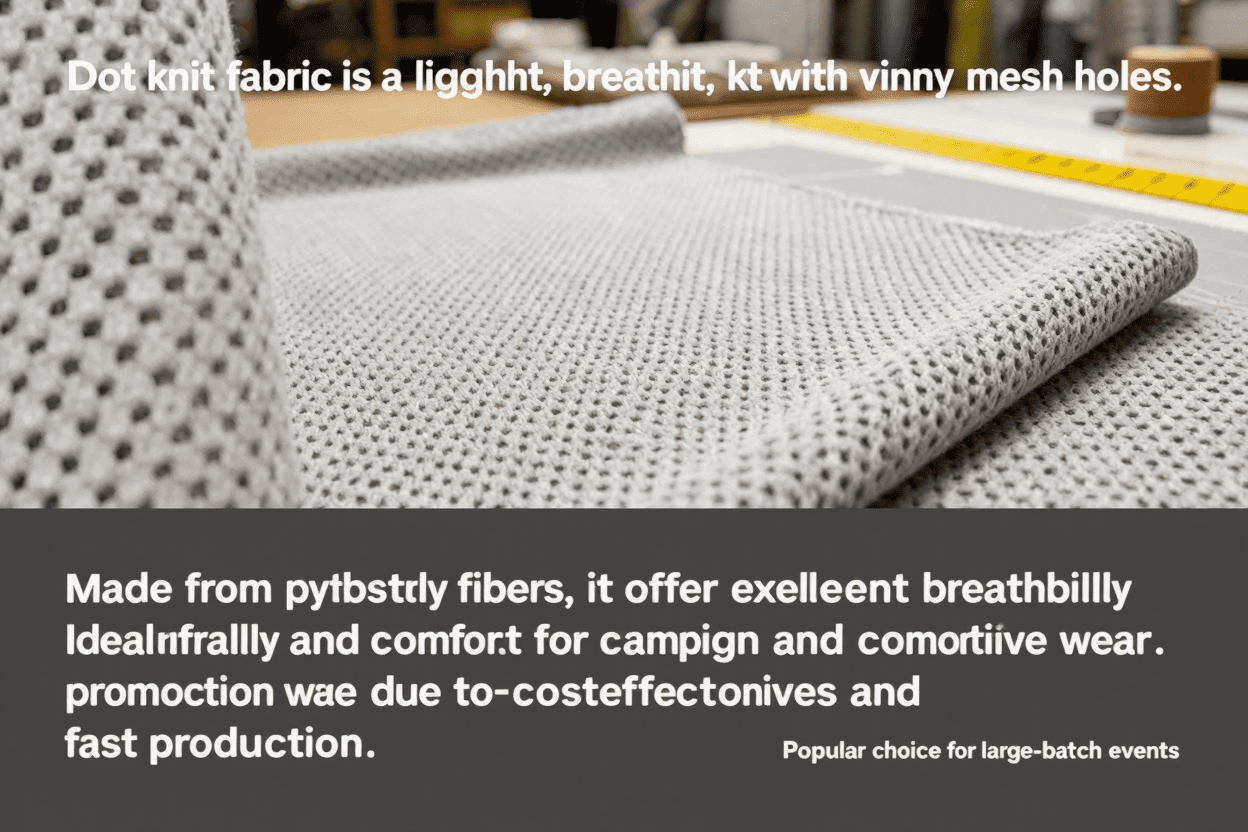 Campaign T-shirt dot knit