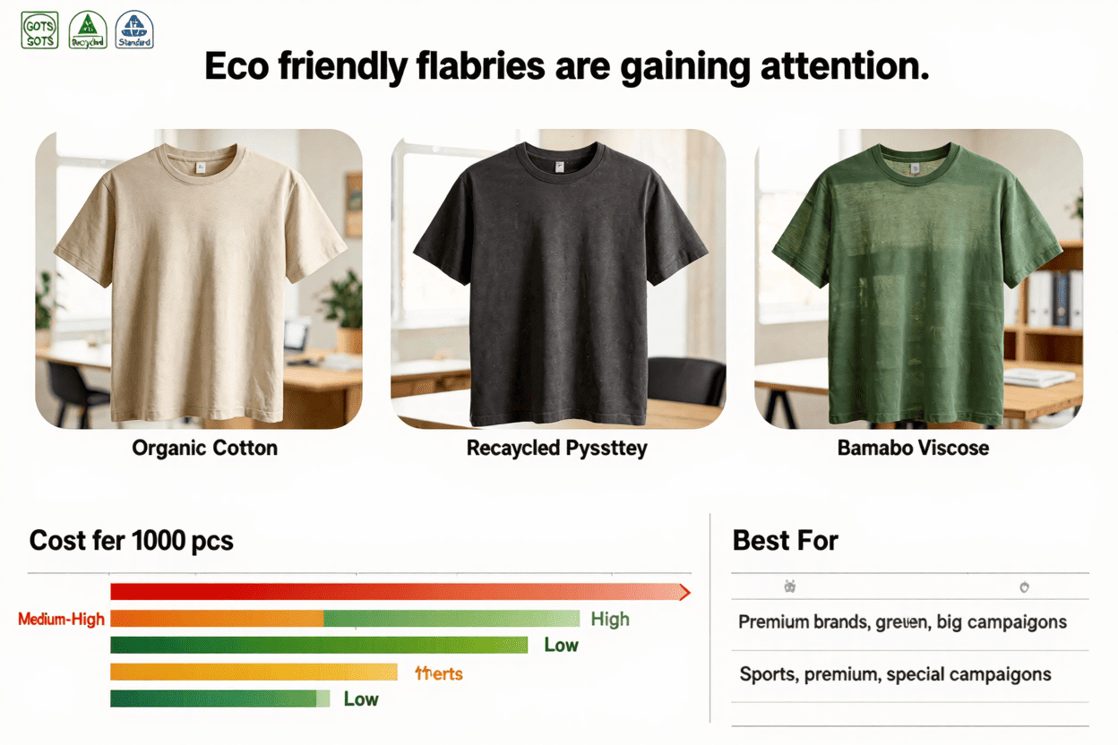 eco-friendly fabrics t-shirts