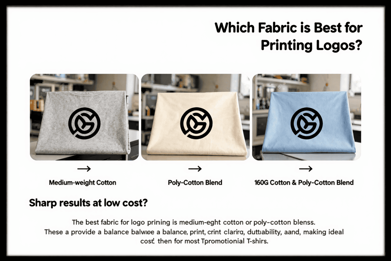 bulk logo t-shirts fabric