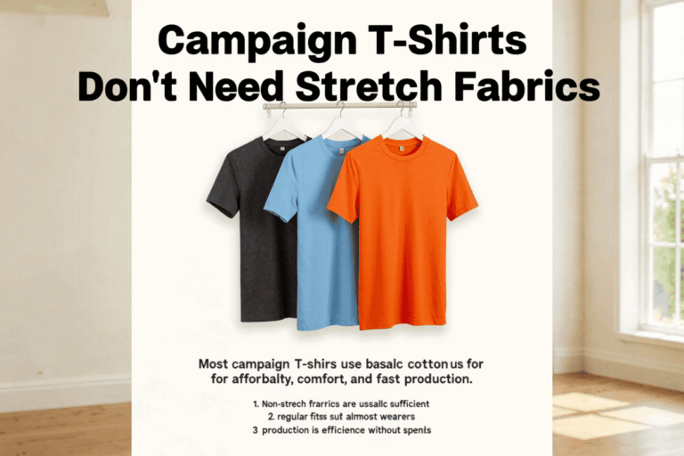 Do Campaign T-Shirts Need Stretch?