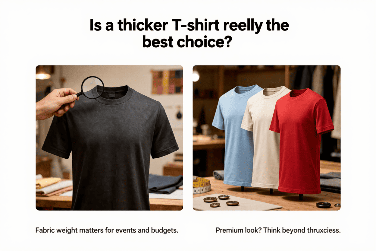 thick t-shirt premium look