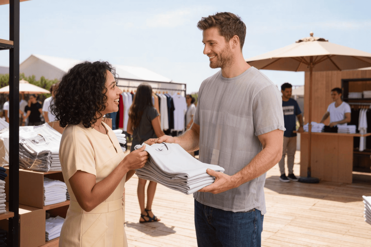 mass distribution t-shirts