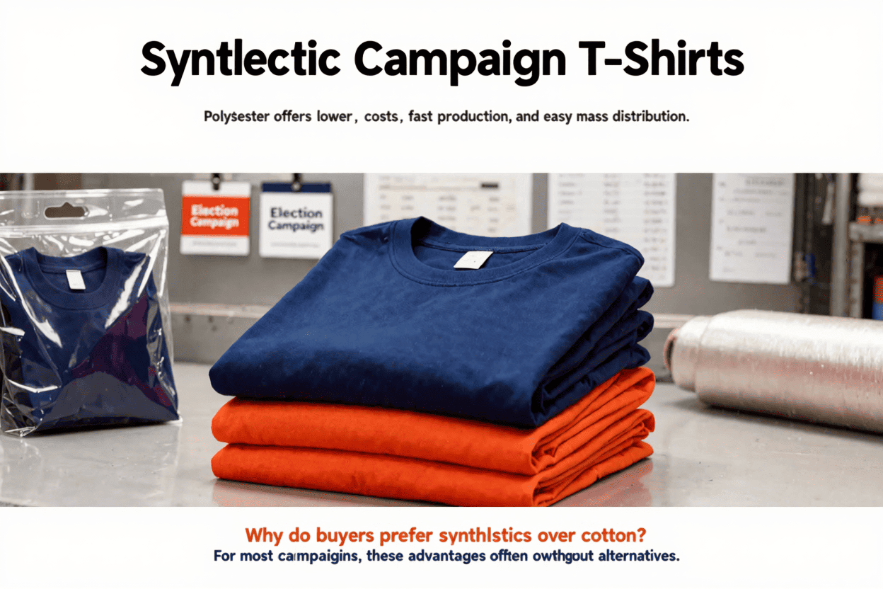 synthetic campaign t-shirts