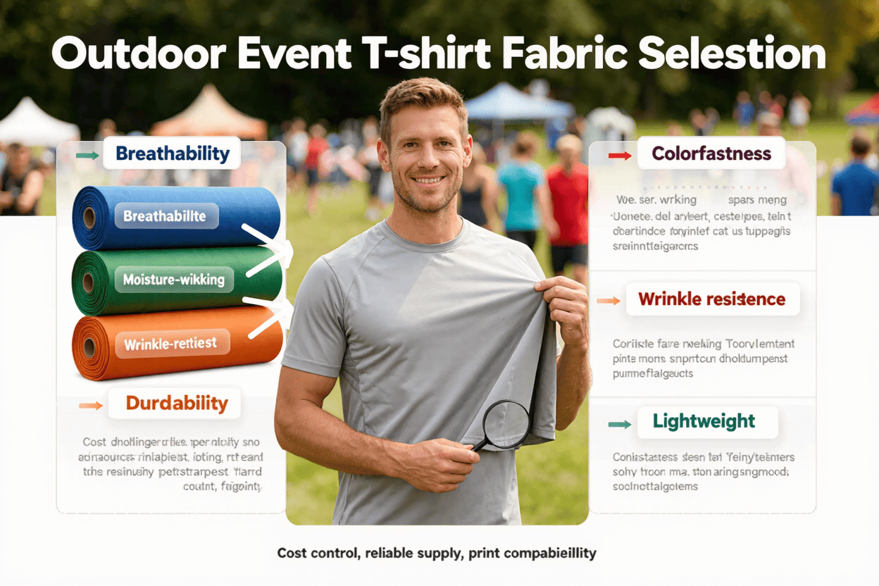 outdoor event t-shirt fabric outdoor event t-shirt fabric