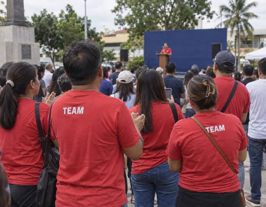 Political rally T-shirts