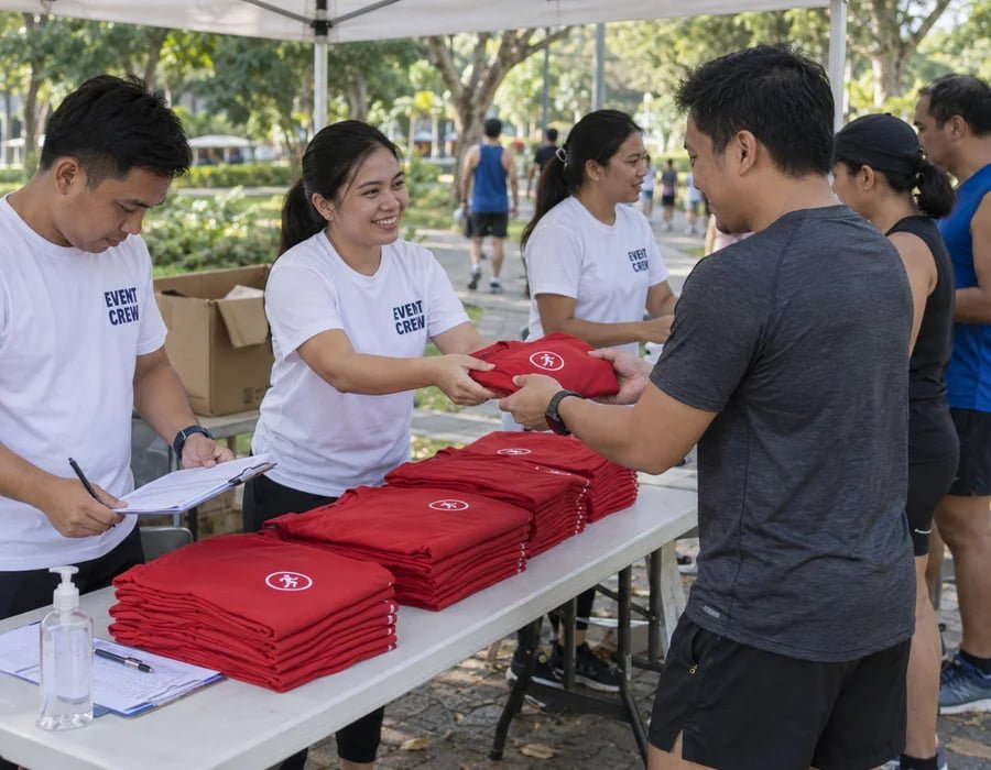 Promotional event T-shirts