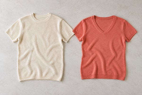 Crew Neck or V-Neck Campaign T-Shirts: Build the Right Brief — T-shirt product illustration