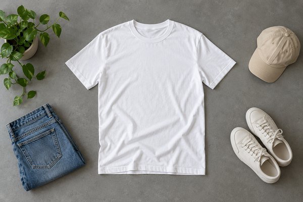 White Campaign T-Shirt Opacity: Check More Than GSM — detail view 1