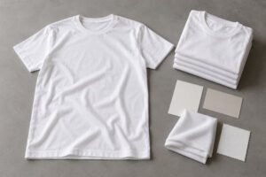 White Campaign T-Shirt Opacity: Check More Than GSM — T-shirt product illustration